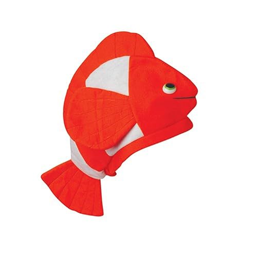 U.S. Toy (H394) Bright Orange Clown Fish Hat