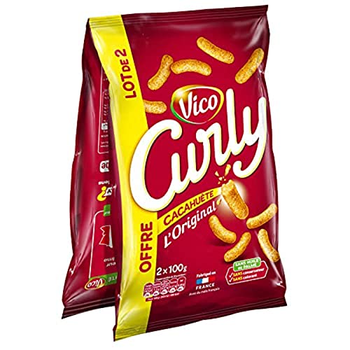 Galletas rizadas de cacahuete, 2 x 100 g