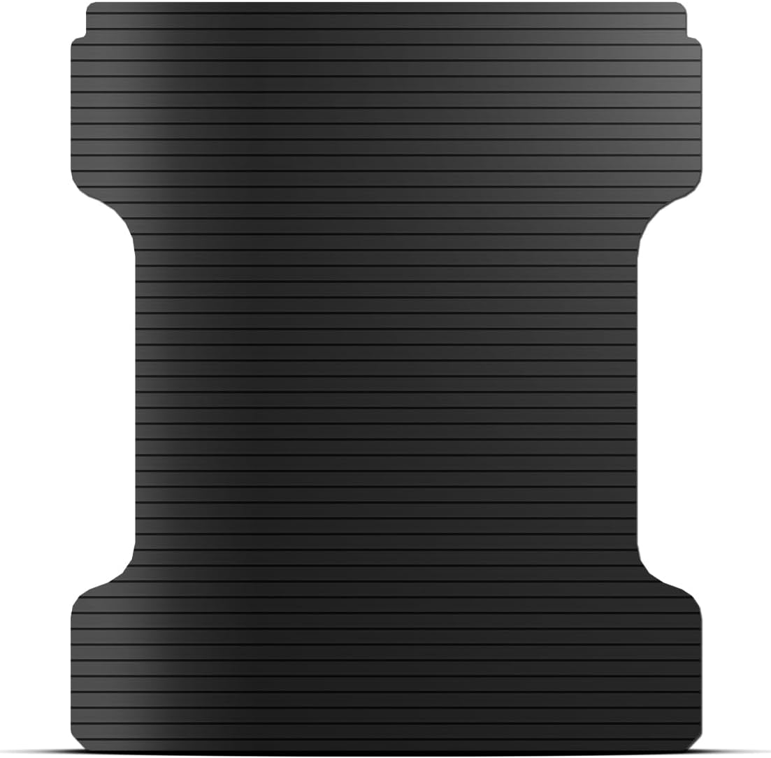 Armordillo Horizontal Line Rubber Truck Bed Mat|Compatible with 2020-2024 Chevy Silverado/GMC Sierra 2500 3500 HD 6.9 Ft 82.2" Bed|8722923|Black|Mat Liner