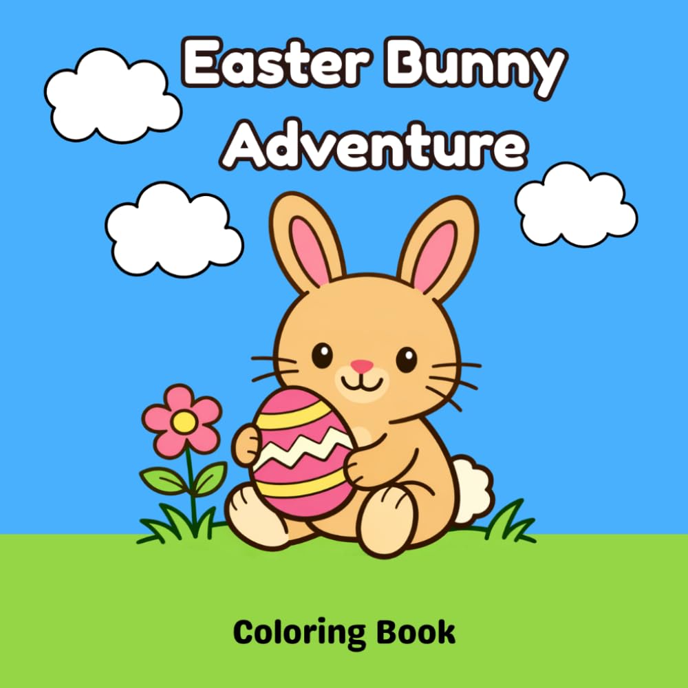 Easter Bunny Adventure: Coloring Book