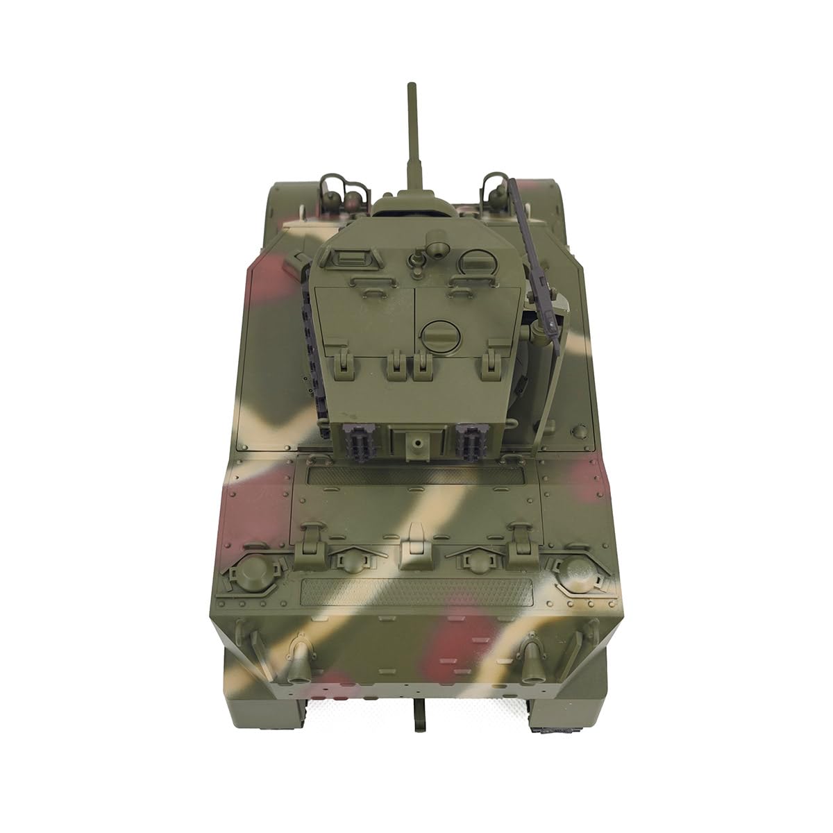 Czołg RC w skali 1/16, 2,4 G US M5A1 Stuart Light Main Battle Tank Model z funkcją dźwięku/świateł/dymu, wojskowy pojazd RC dla dorosłych