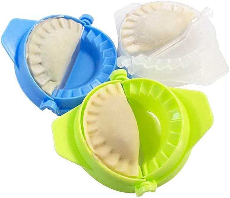 QVEEN PANKRUH Products Dough Press, Empanada Press Dumpling Maker Dough Cutter Dumpling Mold for Dumpling, Calzone, Ravioli, Empanada, Pierogi, Turnover & Meat Pie (Pack of 3)