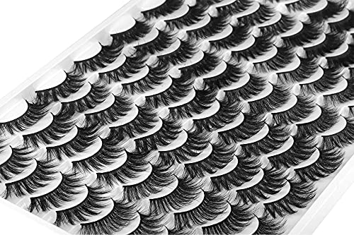 40 Pairs False Eyelashes Wholesale D Curl Strip Lashes Bulk False Lashes Natural Look Wispy Eye Lashes 8 Mixed Styles Faux Mink Lashes Volume Fluffy Eyelashes Pack