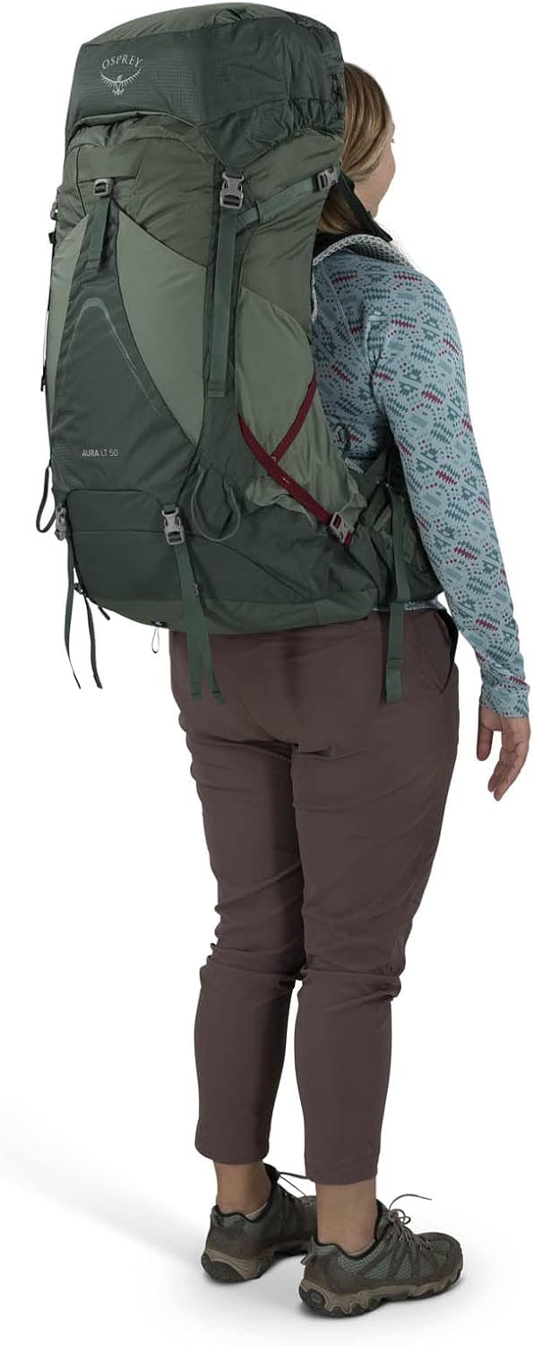 Osprey Aura AG LT Zaino da trekking donna, 50L Medium/Large, Purple