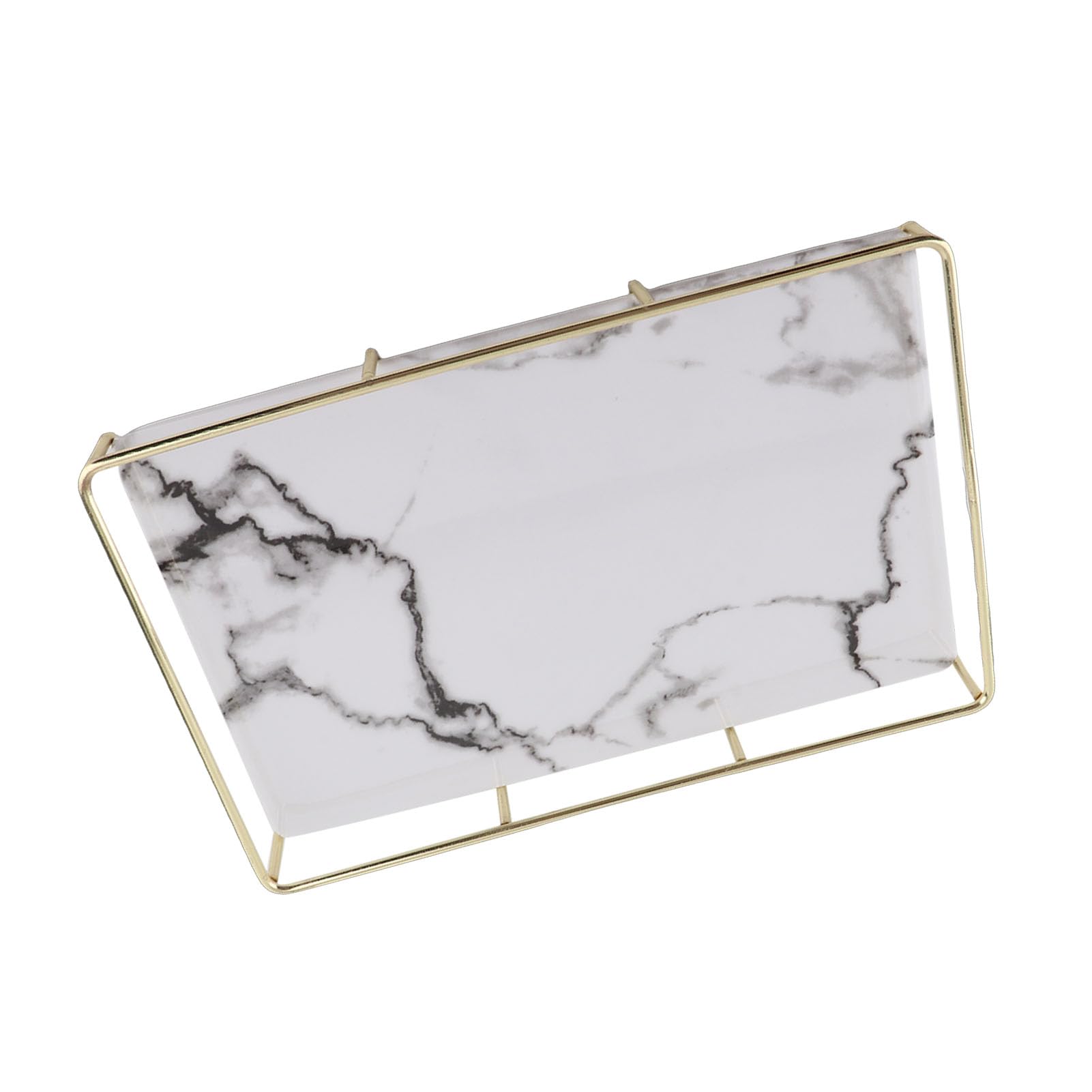 Bandeja de tocador Organizador de Escritorio Soporte de decoración acrílica Maquillaje Joyería Perfume Estante de Hierro Resistente Ventilación Sala de Estar Baño Mesa
