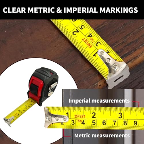 Cinta métrica retractil 7.5m con gancho magnetico miniatura 4
