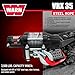 WARN VRX 35 Powersport Winch – 3,500 lb Pulling Capacity, Steel Rope, Sealed Motor, All-Metal Gear Train, Waterproof IP68 Design for ATV/UTV Recovery, Trail Riding & Utility Work