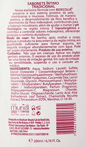 Kit Muriel Sabonete Íntimo + Sabonete Íntimo Herbal 200Ml, Muriel