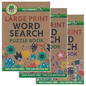 WF Graham 3175E Großdruck-Wortsuch-Puzzle-Buch 3er Set