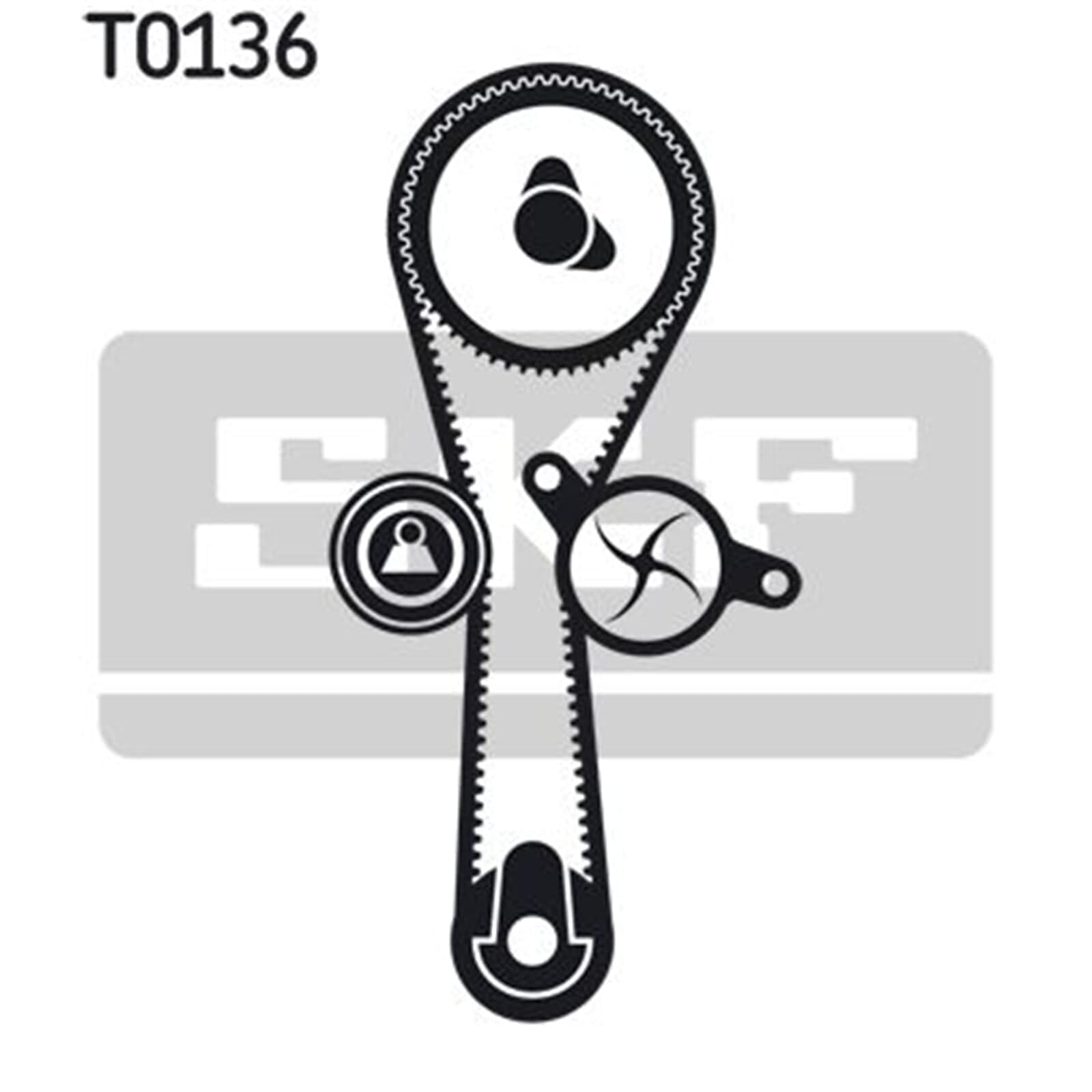 SKF VKMC 06010-2 Kit de Distribution avec Pompe à Eau