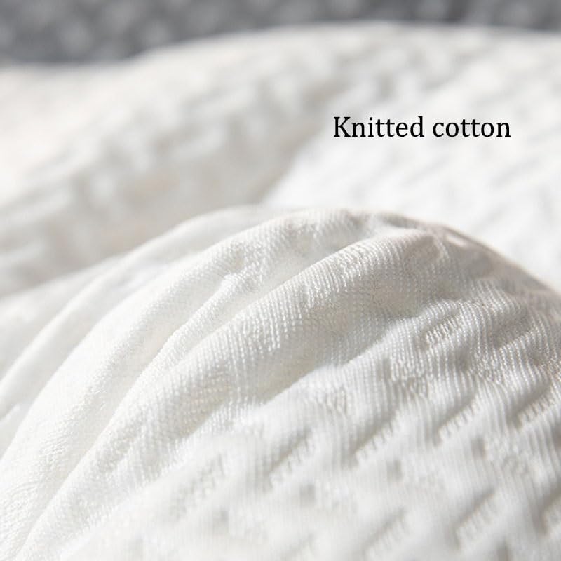 Soft Skin Friendly Deep Sleep Adult Knitted Cotton Pillow for Home Use