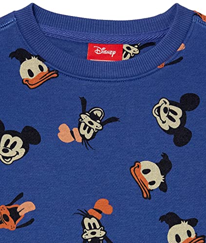 Amazon Essentials Disney | Marvel | Star Wars Boys' Fleece Pullover Crew Sweatshirt, Mickey And Friends, Large #TOP1