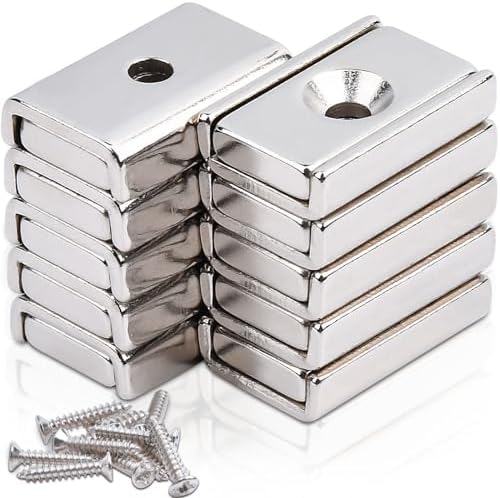 FPMYB 10imán fuertes de 20 x 13,5 x 5 mm, neodimio extrafuerte, c...
