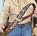 DANIEL'S ARTPLANET Western Belt for Men Full Grain Leather Handmade Tooled Cowboy Belt with Removable Buckle 1.5” (Fits size 30 jeans)