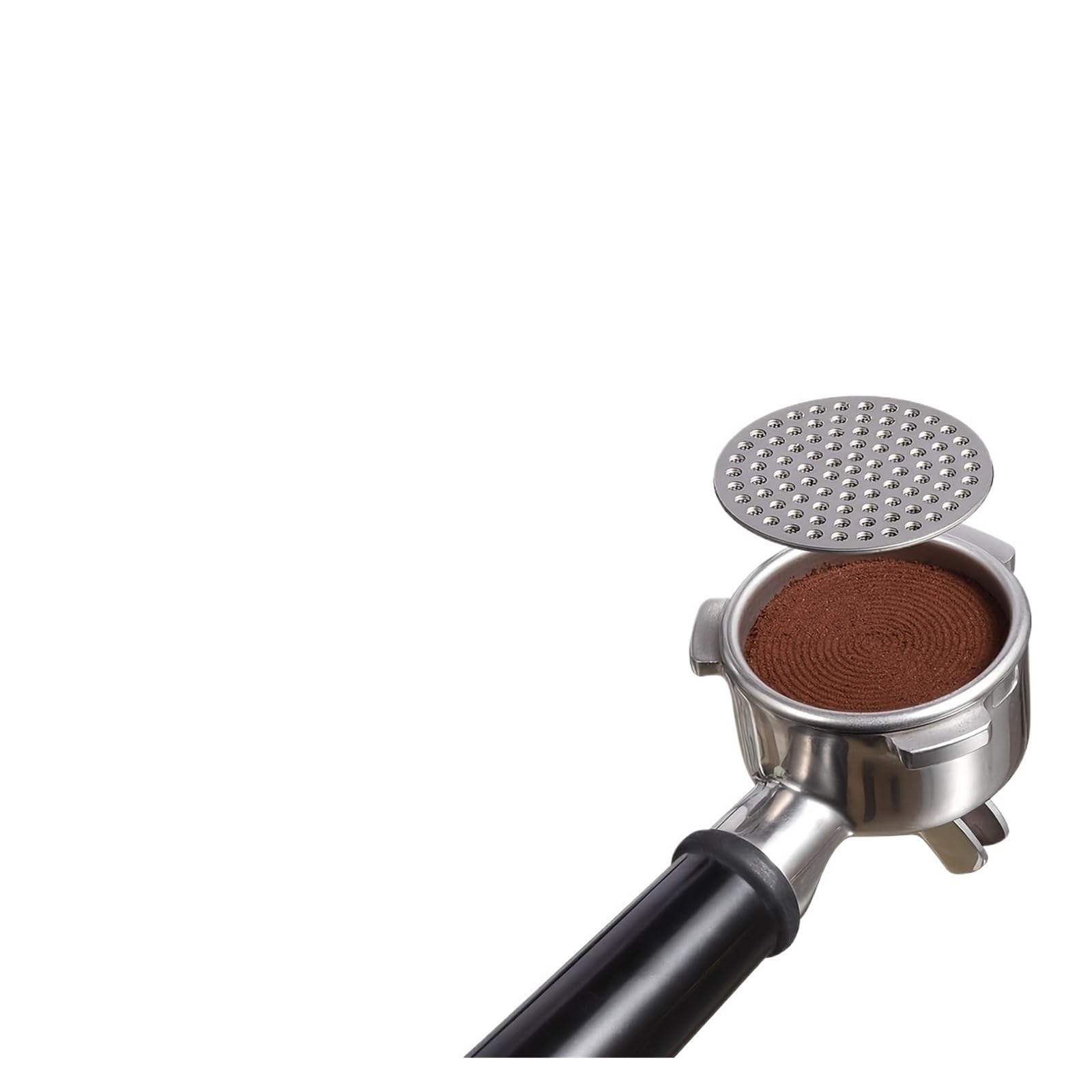Juego de prensador de café Espresso - Incluye Filtro de Acero Inoxidable de Doble Capa, Herramienta Profesional para Baristas y Uso doméstico (58 mm)