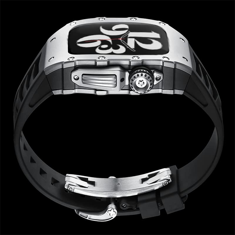 Kit bricolage iWatch 44mm acier inoxydable et boîtier titane - 4