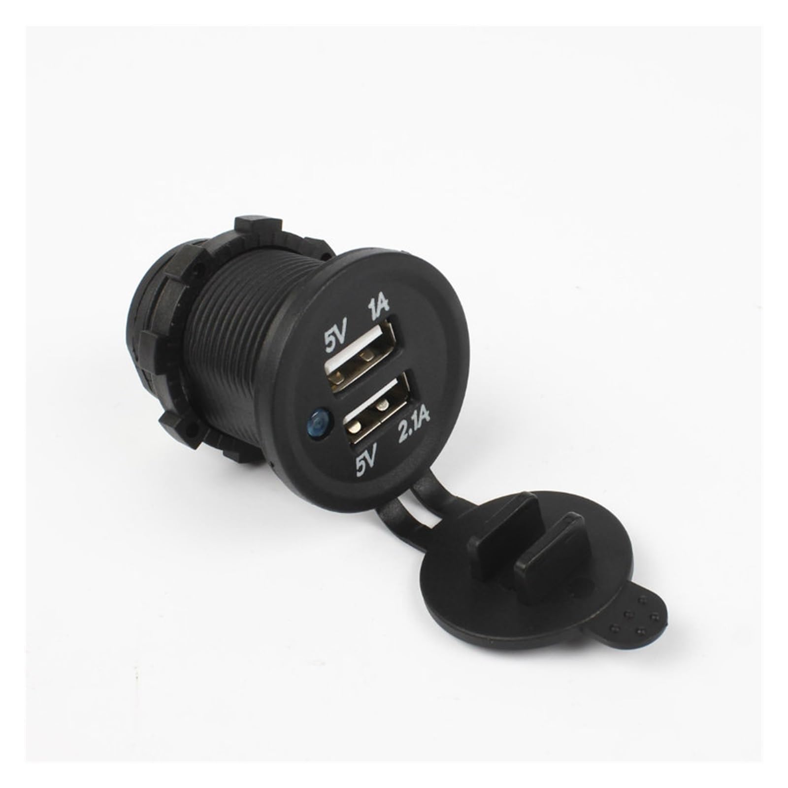 Car Digital Voltmeter with Dual USB Charger Waterproof Cigarette Lighter Socket Power Port Outlet Sockets RV Yacht Accessories(7)
