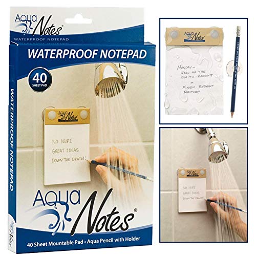 aqua notes waterproof notepad made in the usa