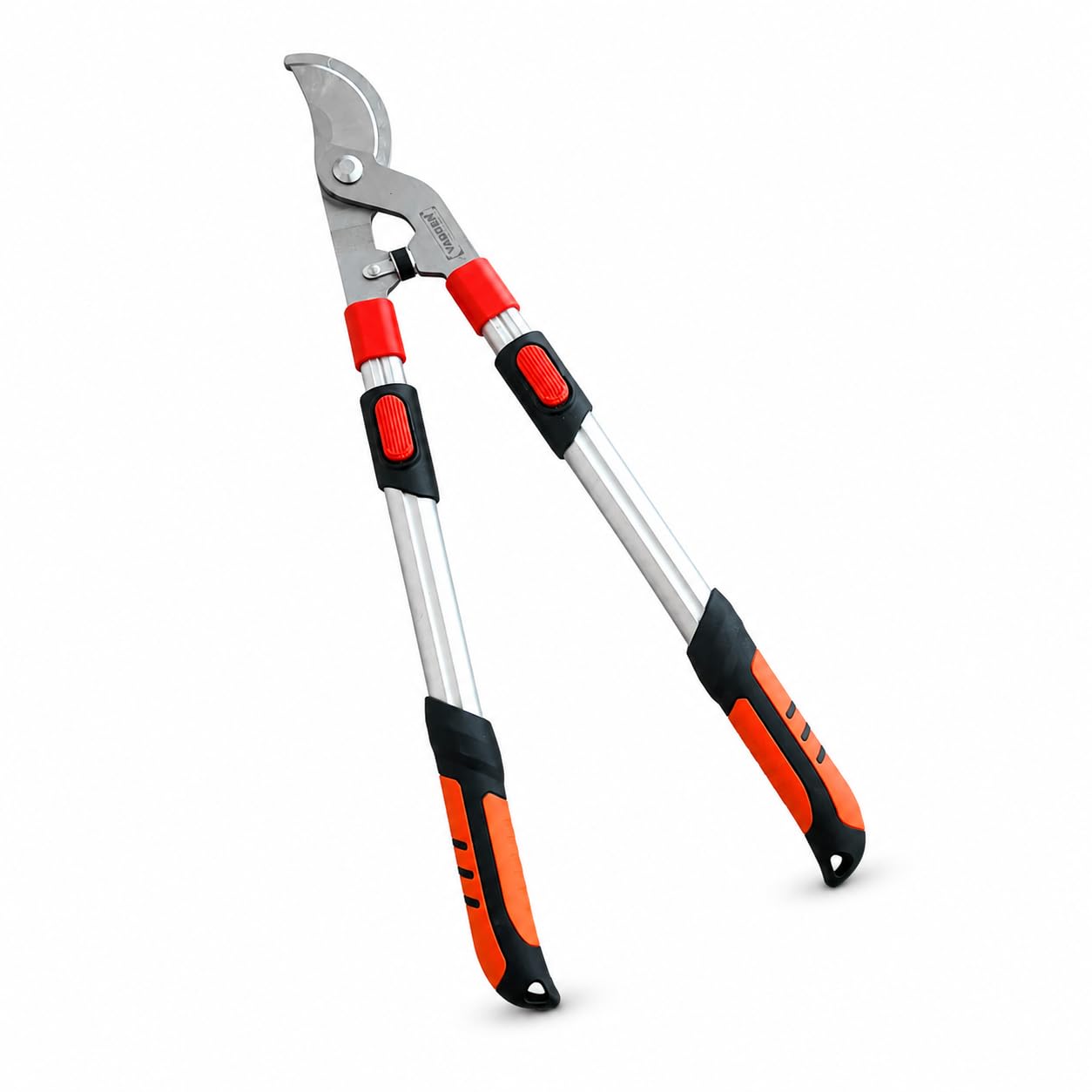 Troncarami Telescopico VARDEN, Cesoia Professionale a Leva con Lama in Acciaio Temperato, Manici Estensibili 68-98 cm, Taglio Rami fino a Ø40 mm, Impugnatura Ergonomica in Alluminio