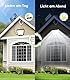 spqment Solarlampen Strahler Außen LED mit Bewegungsmelder - 288 LED Solar Aussen Lampe IP65 Wasserdichte Solarleuchte 270° Beleuchtungswinkel Aussenleuchte 3 Modi Solarlampe Garten für Hof Garage