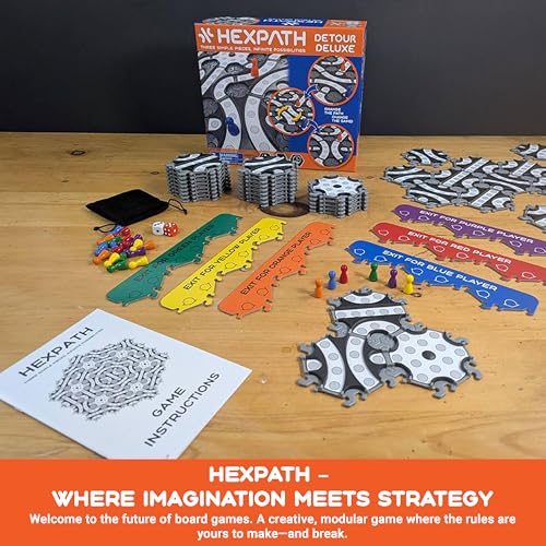 HexPath Detour Deluxe juego de mesa estratégico 7 en 1 miniatura 2