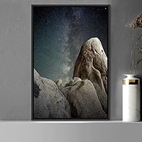 Framed Canvas Wall Art Beautiful Landscape Canvas Prints Home Artwork Decoration for Living Room,Bedroom - 16x24 inches