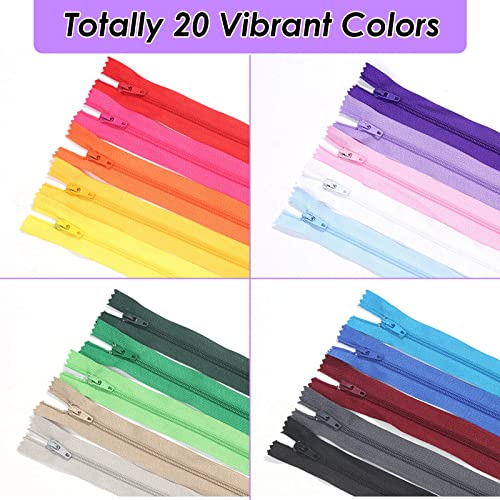 Paxcoo ZIPPERS For Sewing, 120Pcs Nylon Zippers thumb #5