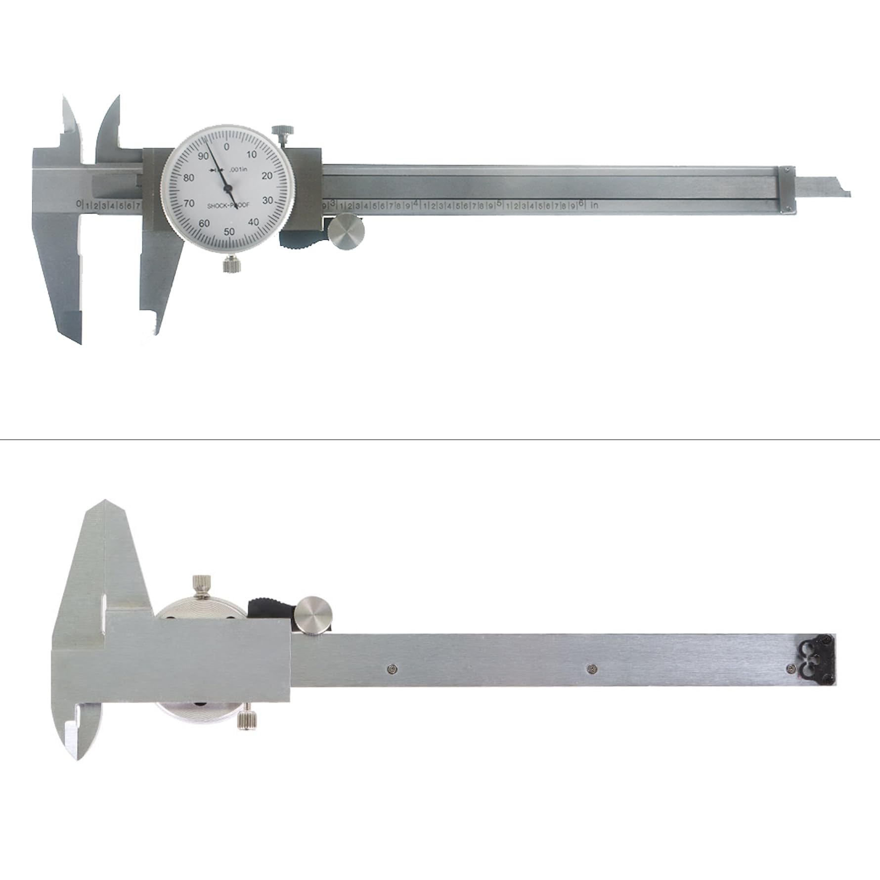 Dial Calipers - 6 Inch Stainless Steel -3