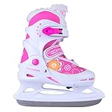 Schlittschuhe für Kinder mit originellem Design und wärmendem Pelz