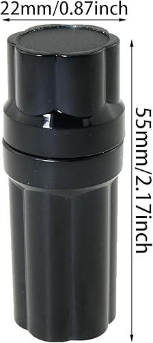 Miniatura 2 de heyous 2 juegos de plástico para taco de billar, protector de taco de billar negro, utilizado para proteger las señales de la mesa de billar