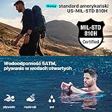 Ticwatch Pro 5 Android Smartwatch dla mężczyzn Snapdragon W5+ Gen 1 Wear OS Smart Watch 80 godzin czasu pracy baterii, śledzenie kondycji, GPS, 5 ATM, wodoodporny, kompatybilny tylko z NFC, Android