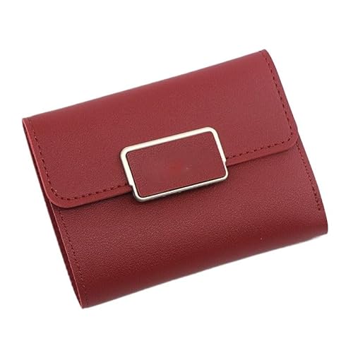 �A�V�����e�B�W�� PU Handbag Coin Purse Card Case Women's Wallet(Red)