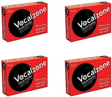 Vocalzone Throat Pastille Tablets | 24s | pack of 4