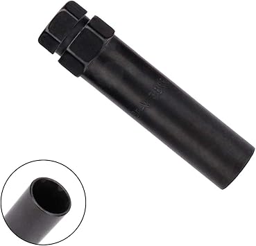 IRONTEK 6 Point Spline Drive Tuner Socket Key Tool for Six-Spline Drive Tuner Lug Nut Key Replacement 17.6mm Inner Diameter Compatible with 19mm 3/4" & 21mm 13/16" Hex Socket Wheel Lock Lug Nuts