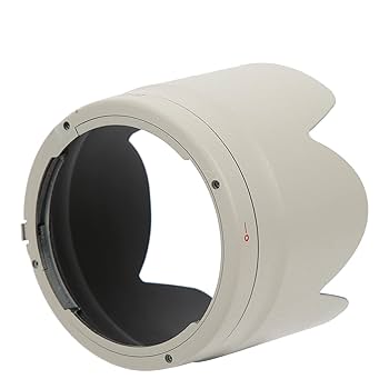 Camera Lens Hood, Lens Hood with Light Weight ABS White Lens