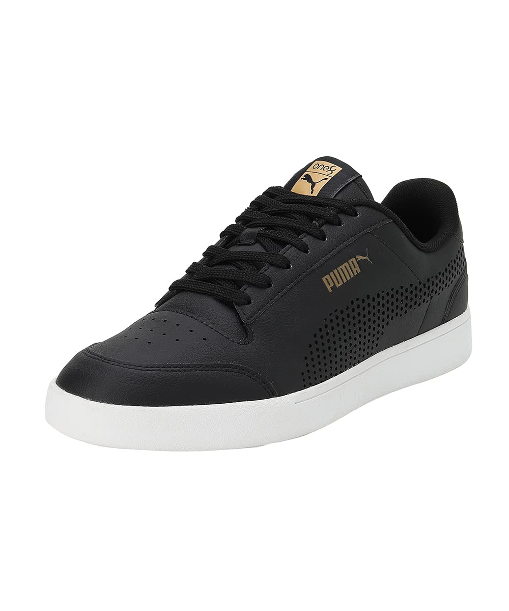 Puma Mens Shuffle One8 V3 Better Black-White-Team Gold Sneaker - 6UK (39329402) (B0BVMH2DLH) Amazon Price History, Amazon Price Tracker