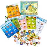 MAGNIKON Jeu de loto magnétique pour enfants à partir de 3 ans, jeu de mémoire de loto, 54 aimants, 6 terrains de jeu double face, voitures de loto d'images, jeu éducatif à partir de 3 ans