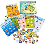 MAGNIKON Magnetisches Lotto Tiere, Bingo Spiel für Kinder ab 3 Jahren, Lotto Memory Spiel, 54 Magnete, 6 Doppelseitige Spielfelder, Bilderlotto Autos, Lernspiel ab 3 Jahre