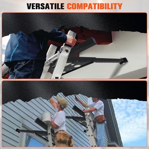 Estabilizador de escada, estabilizador de escada de extensão para calha de telhado, suporte de supor