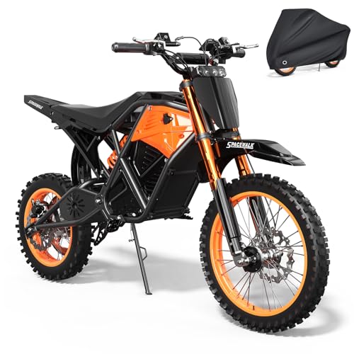 EILLEO Electric Dirt Bike for Adults/Teens, 48V 3000W Peak Power
