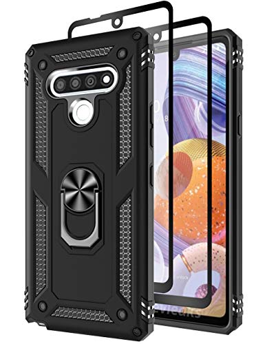 [ 2 PCS Tempered Glass Screen Protectors ] Sunbrightful Case for LG Stylo