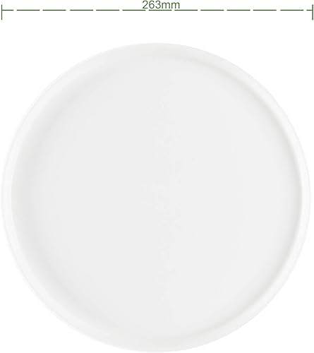 Miniatura 5 de Bone China Cone Shape, Elegance White - Juego de vajilla de 40 piezas