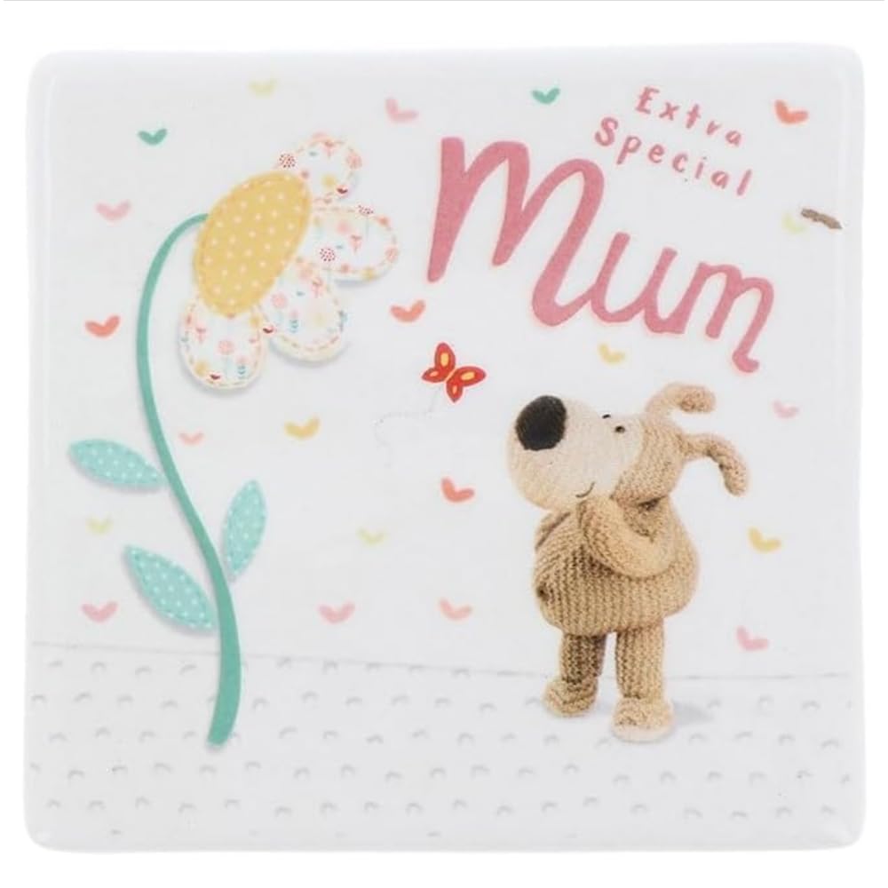 Boofle Multicolour Special Mum Flutterby, Boofle! Coaster Gift Idea