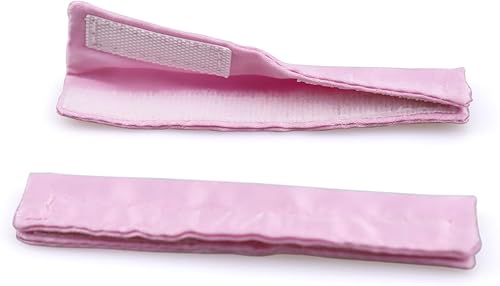 Miniatura 2 de 4 piezas de cubierta de cánula de oxígeno nasal de satén sedoso cubierta de cánula nasal cojines protectores de oídos y cara para tubos de oxígeno