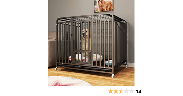 HPYWTJY ペットケージ カゴ ドッグクレート 大型犬 中型犬 トイレ ノイ