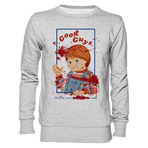 Good Guys Grå Tröja Unisex Herr Kvinnor Storlek XL Grey Unisex Jumper Size XL