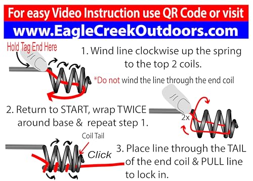 Wind-On Toothy Fish Leaders Eagle Creek Outdoors 70 lb miniatura 2