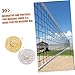 MUSISALY 4pcs Volleyball Net Measurement Chain Volleyball Net Chain Net Chain for Measure Volleyball Net Outdoor Volleyball Nets Measure Equipment Volleyball Nets Chains Measure Supplies