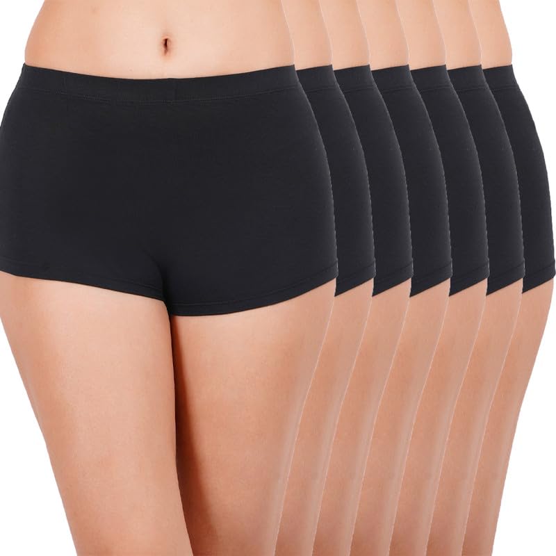 saey 7! sæy 7! - Premium Micro Bamboo Innerwear | Ultra Soft Women's Boyshort - Naturally Anti-Bacterial - No Marks Waist Band Saey7 | Pack of 7 Assorted-picture-39