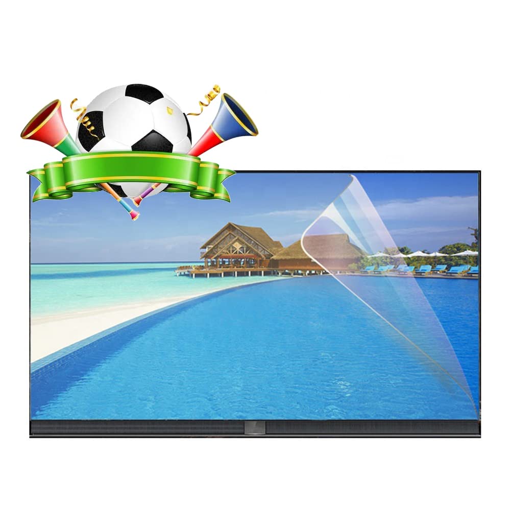 Pellicola salvaschermo per Monitor Anti Luce Blu da 75" 77" 82" 85" Pellicola filtrante antiriflesso per Schermo Curvo, Superficie smerigliata AntiGraffio (85inch 1902x1089mm)